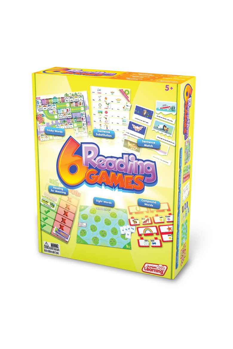 6 Reading Games, Alternate, color, Multicolored