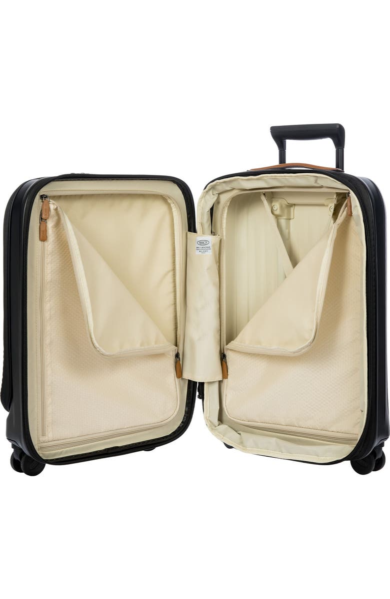 Bric's 2 Piece Set - Taormina Front Pocket 21" Carry-On Spinner & X-Travel Nomad Backpack, Alternate, color, Black