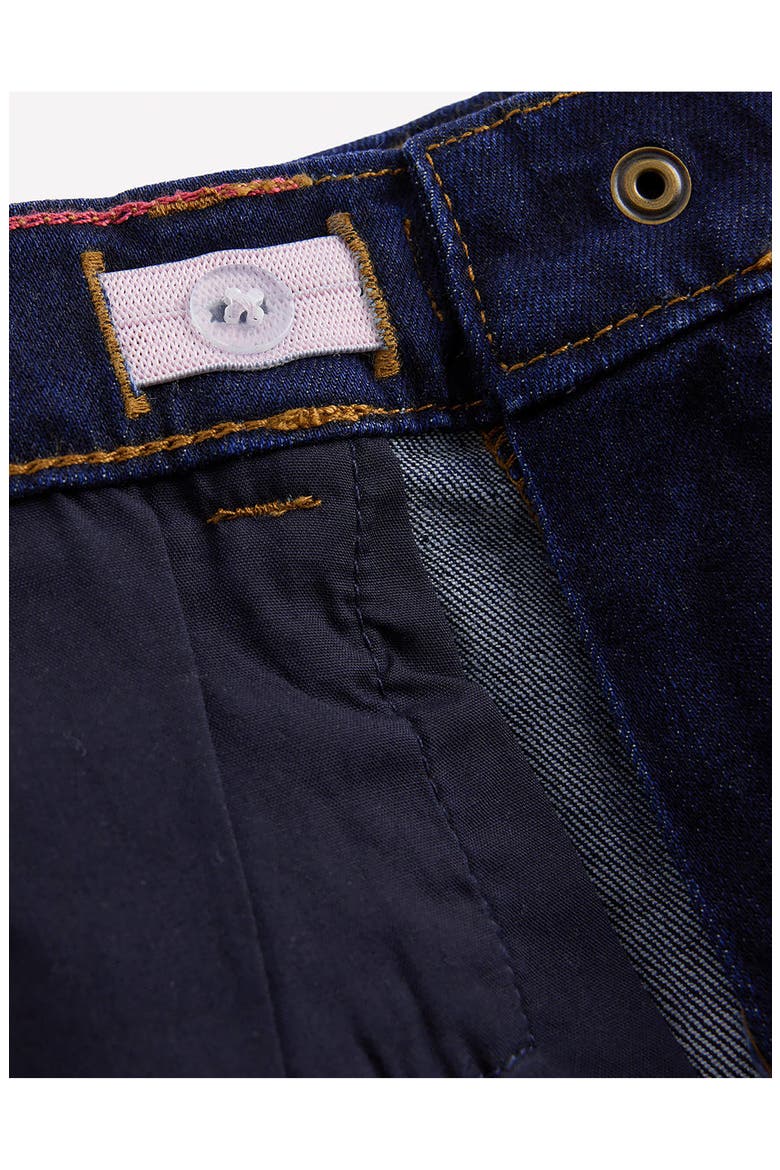 Kids' Frill Hem Wide Leg Jeans, Alternate, color, DENIM
