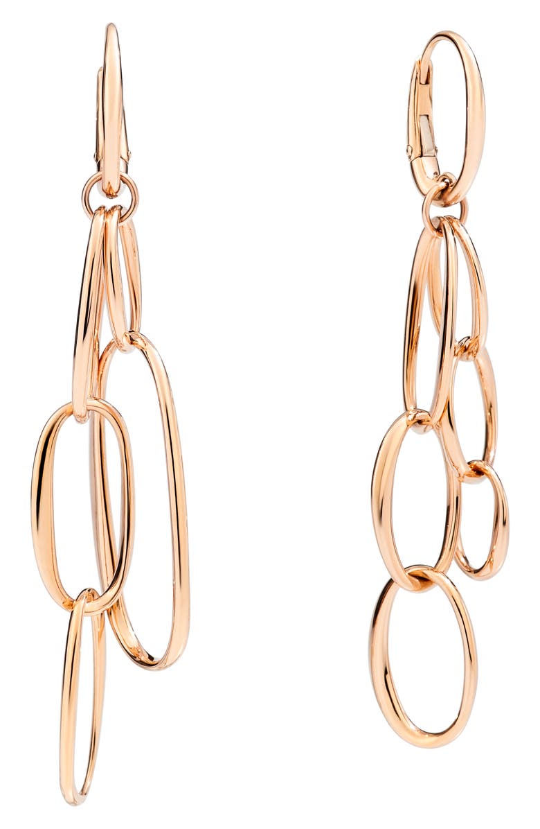 Pomellato Mismatched Drop Earrings, Main, color, 