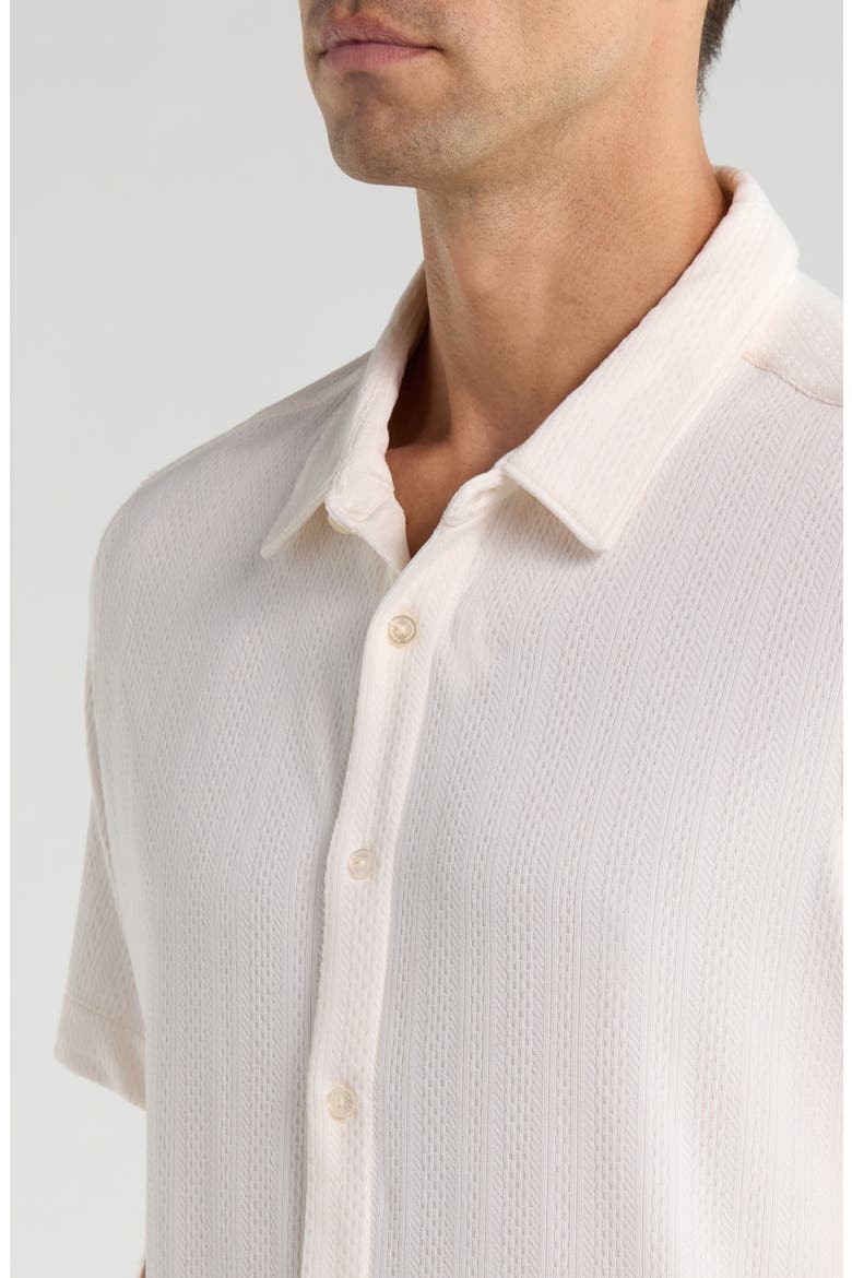 Napoli Short Sleeve Stretch Shirt, Alternate, color, NATURAL