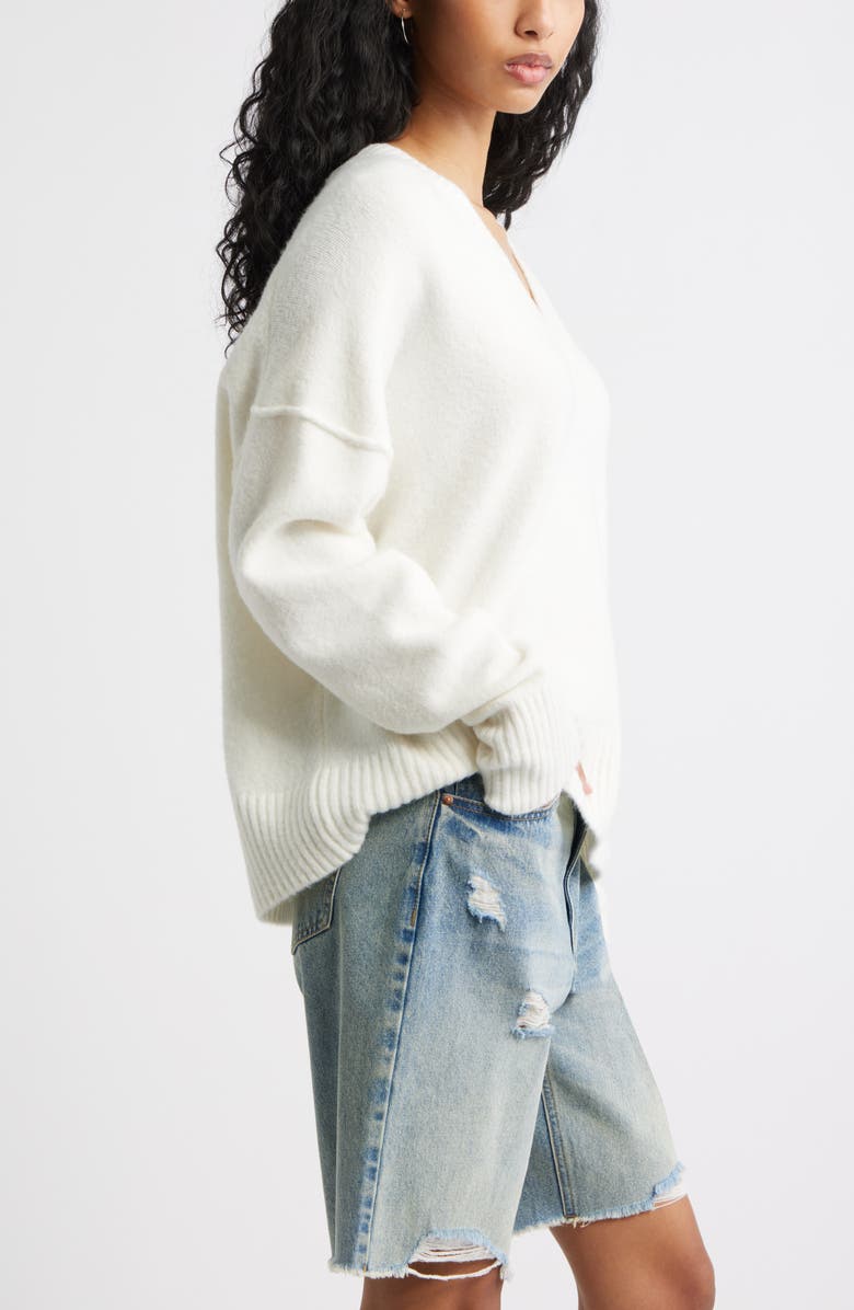 Oversize Cozy V-Neck Sweater