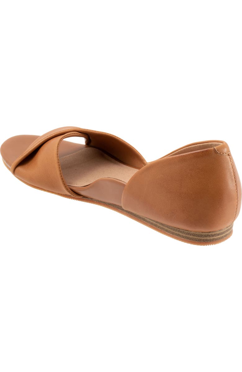 SoftWalk<sup>®</sup> Cypress Open Toe Flat, Alternate, color, Luggage