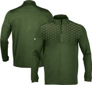 LEVELWEAR Men's Levelwear Hunter Green Minnesota Wild NHL x PGA Scout Midlayer Quarter-Zip Pullover Top