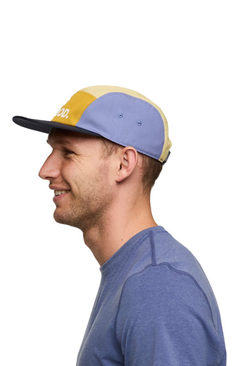 Cotopaxi Do Good 5-Panel Hat, Alternate, color, Amber/Carbon
