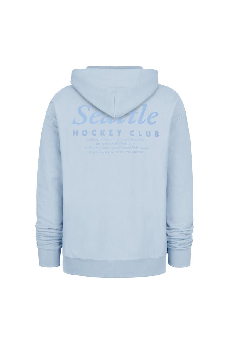 Men's '47  Light Blue Seattle Kraken Foundation Pullover Hoodie, Alternate, color, Light Blue