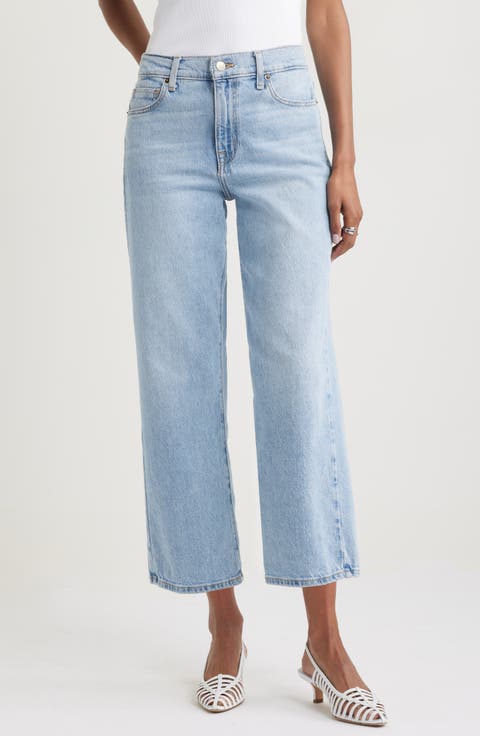 High Waist Relaxed Straight Leg Jeans