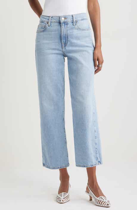 Nordstrom High Waist Relaxed Straight Leg Jeans