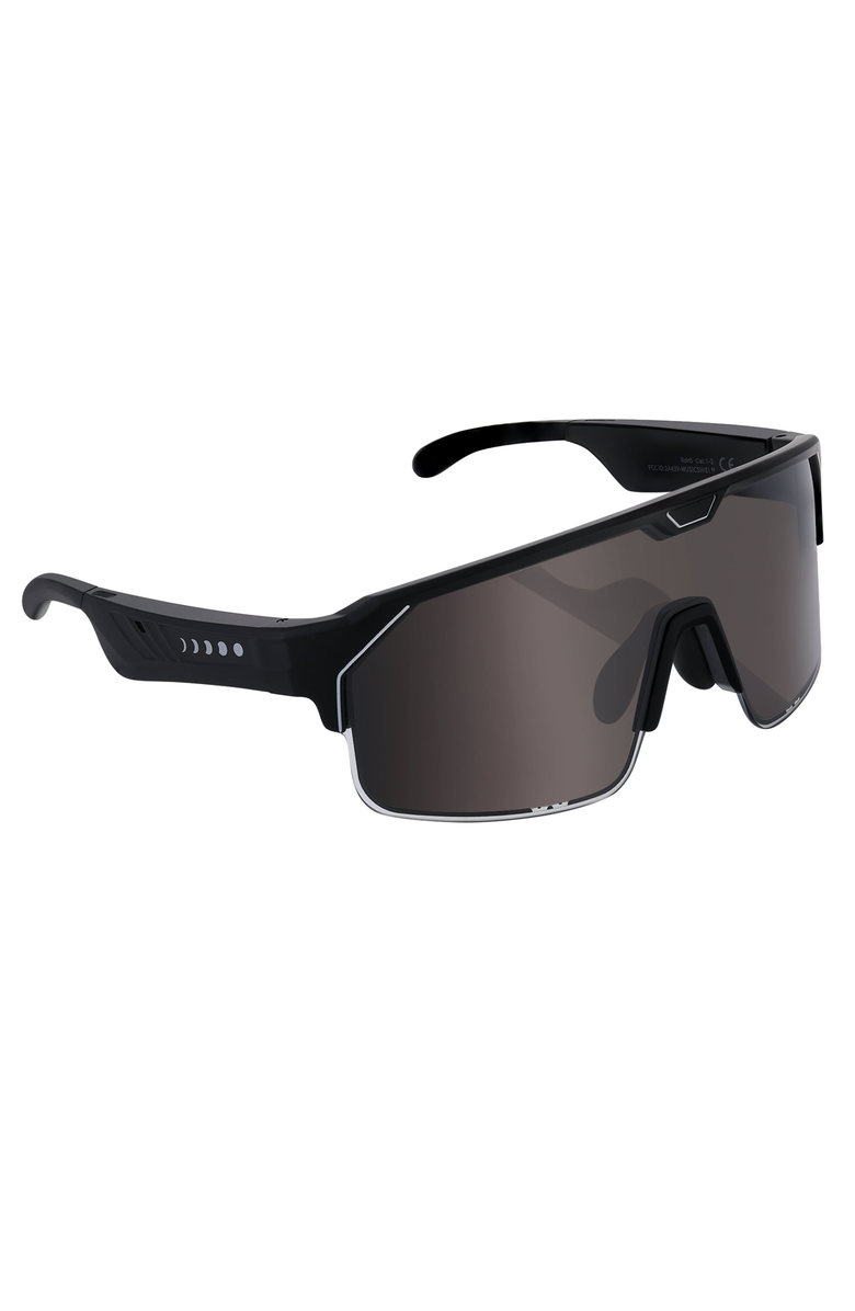 Chamelo Music Shield Slider HVL Sunglasses, Alternate, color, Smoke Lenses