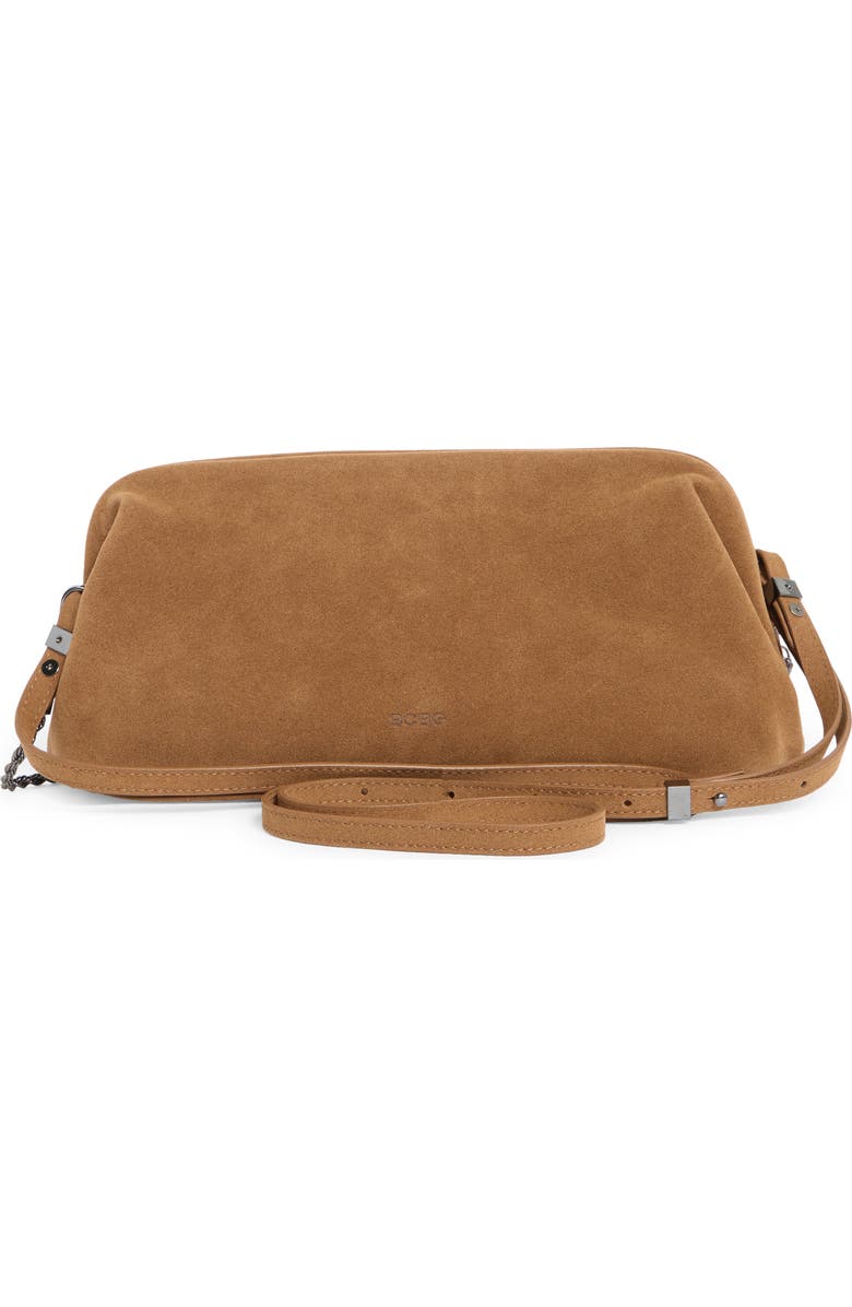 BCBG East/West Shoulder Bag, Alternate, color, Carmel