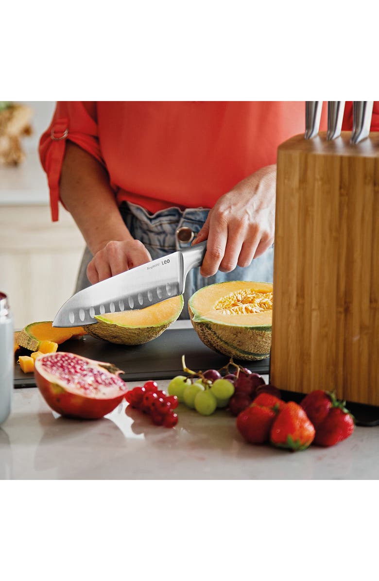 BergHOFF Leo Legacy 7-Inch Santoku Knife, Alternate, color, Silver