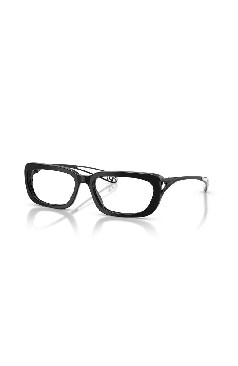 DIESEL<sup>®</sup> 54mm Rectangle optical glasses, Main, color, Black