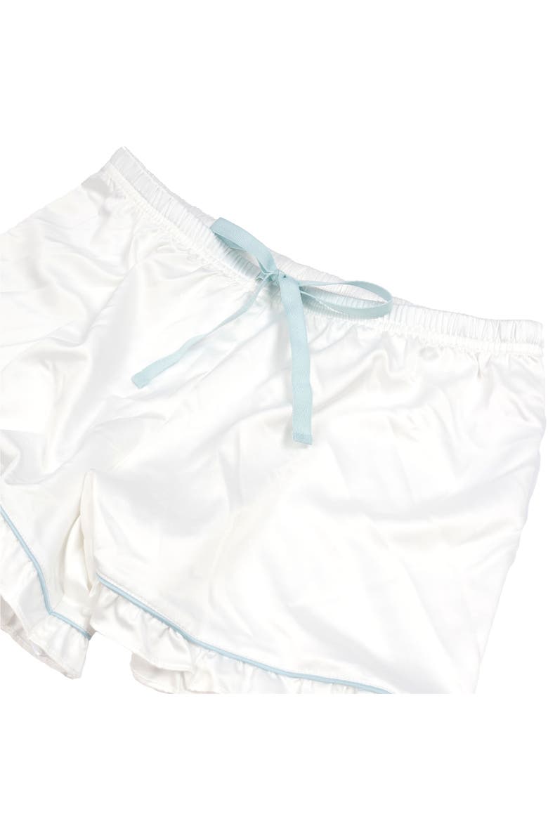 DEARFOAMS I Do Bridal Short Pajama Set, Alternate, color, Latte