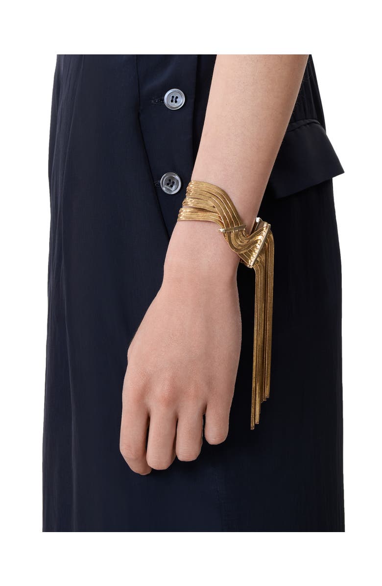 Lanvin Chain Earrings, Alternate, color, Gold