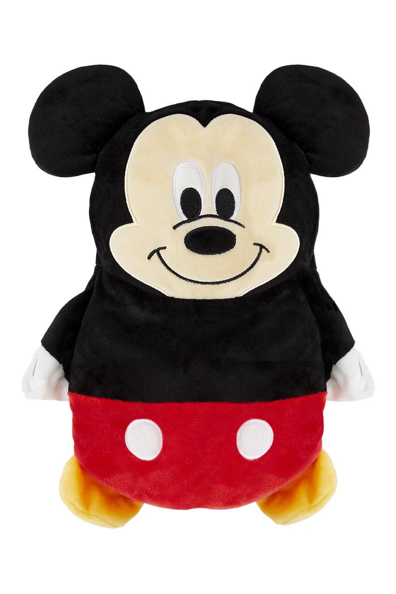 Mickey Mouse® 2-in-1 Stuffed Animal Hoodie, Alternate, color, BLACK / RED MIX