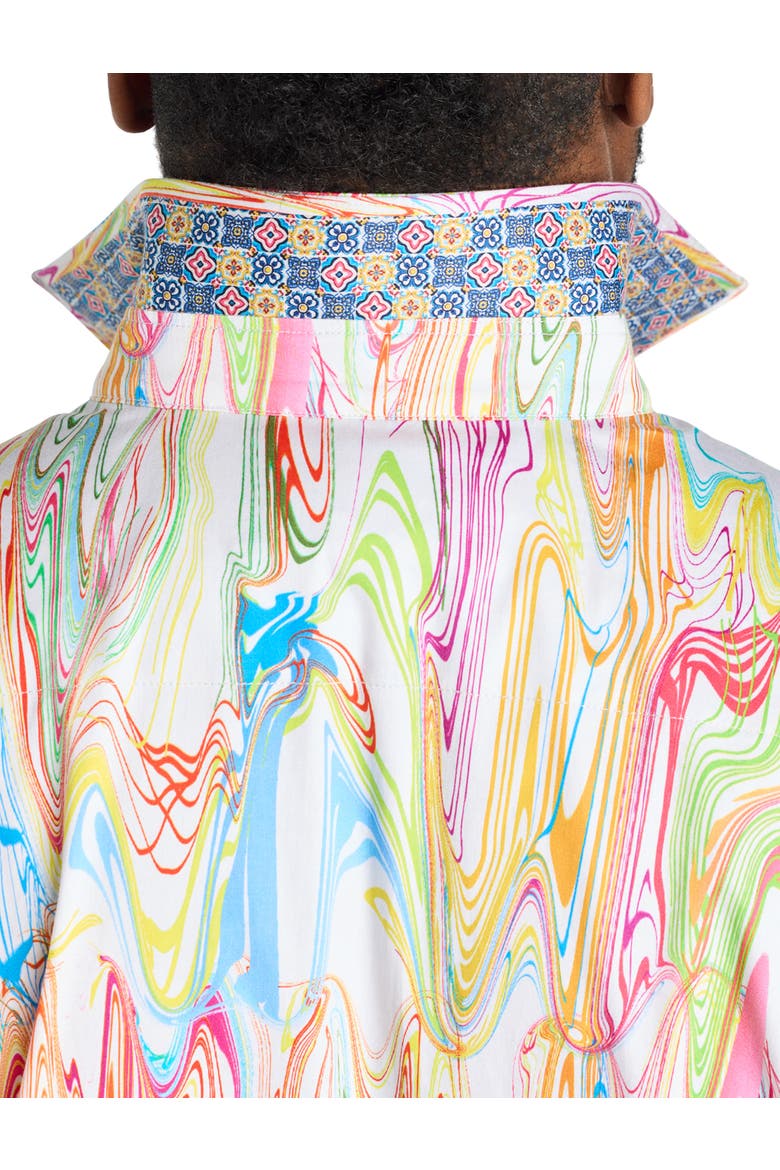 Big & Tall Bellenden Sport Shirt, Alternate, color, MULTI
