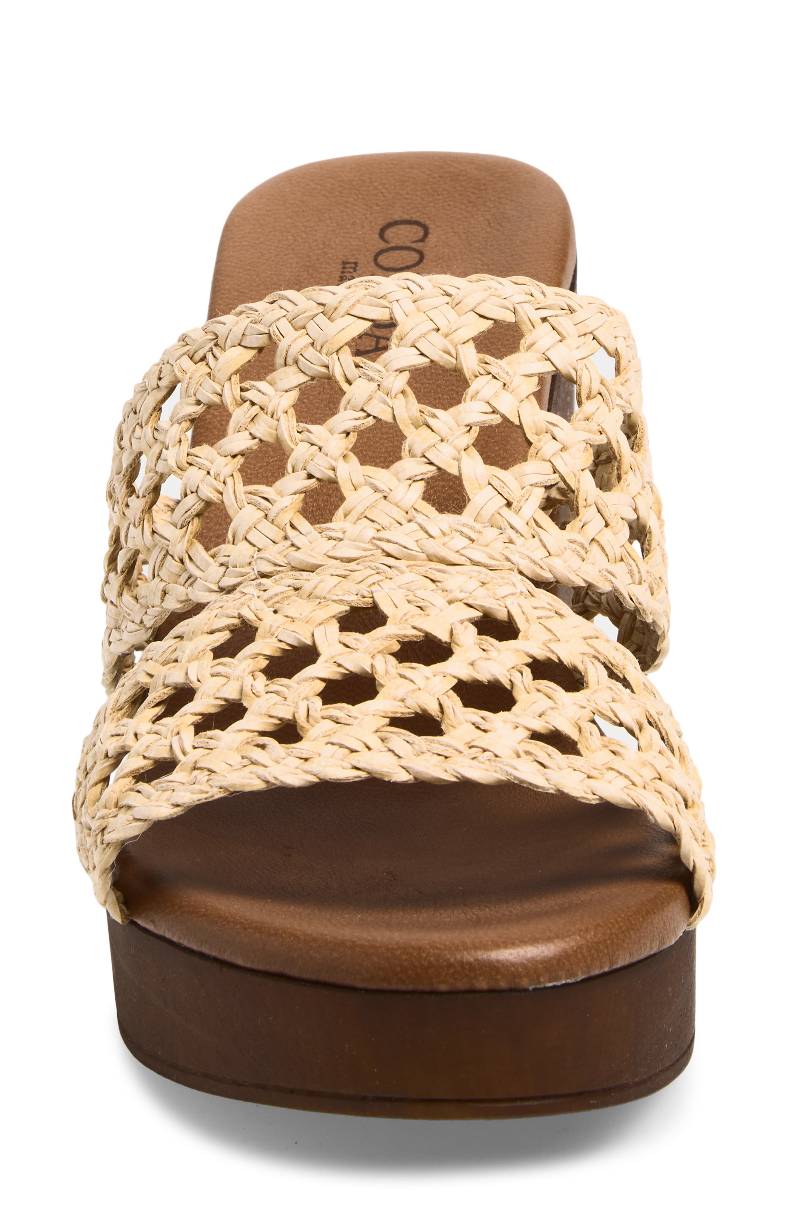 Cordani Wylie Jute Platform Clog, Alternate, color, Natural Raffia