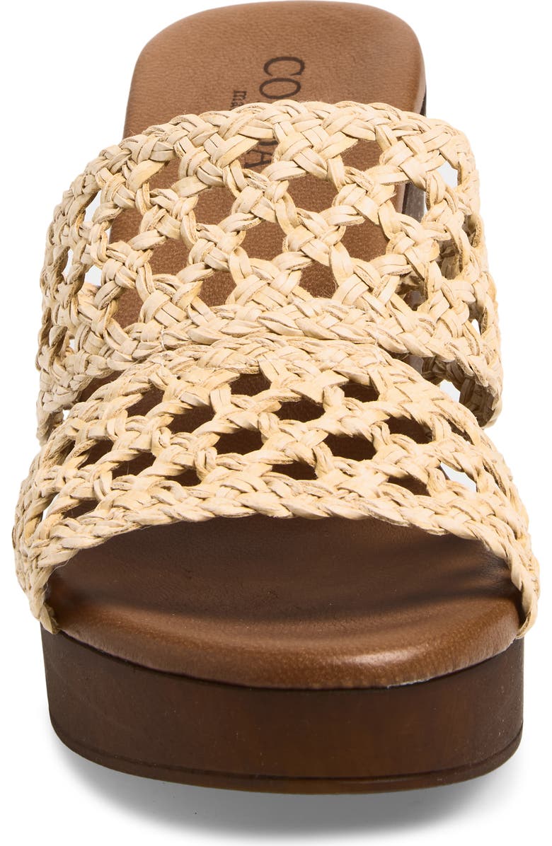 Cordani Wylie Jute Platform Clog, Alternate, color, Natural Raffia