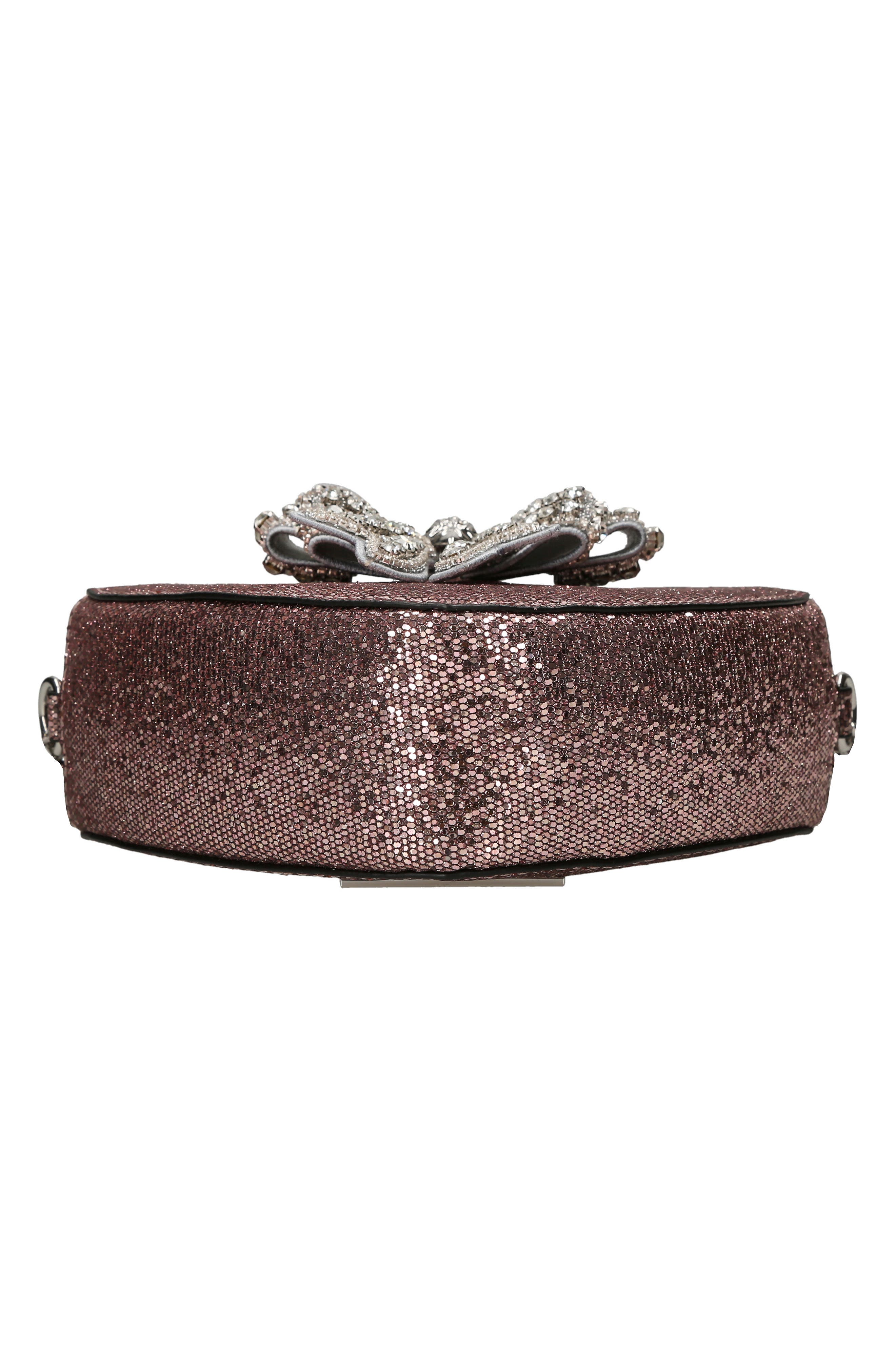 Kurt Geiger London Kensington Bow Heart Crossbody Bag, Alternate, color, 