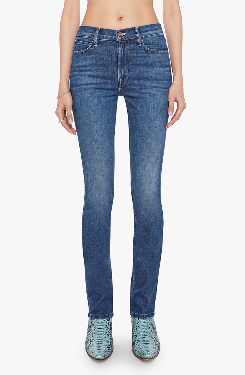 MOTHER The Rascal Skimp Skinny Jeans, Main, color, Shine On