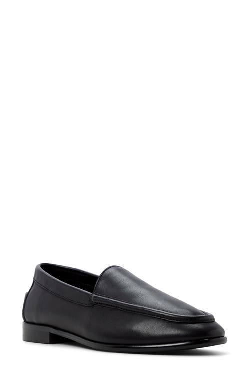Aldo Ambar Leather Loafer In Black