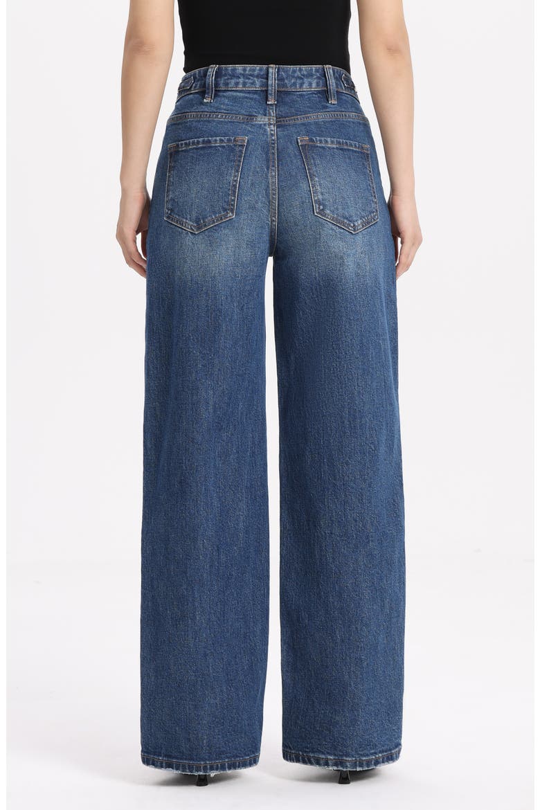 High Waist Straight Leg Jeans, Alternate, color, RELIC