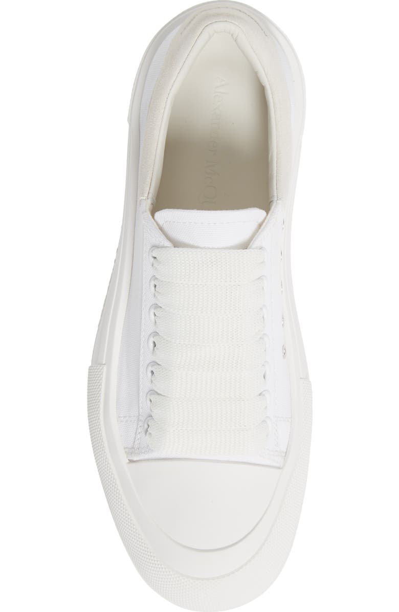 McQueen Alexander McQueen Deck Plimsoll Platform Sneaker, Alternate, color,