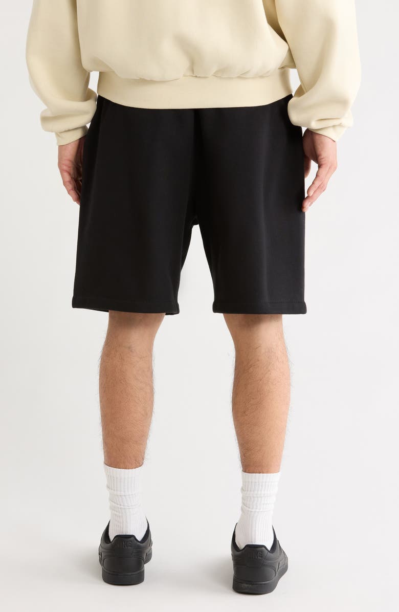 Fear of God Essentials x MLB '90s Drawstring Cotton Blend Sweat Shorts, Alternate, color, Black