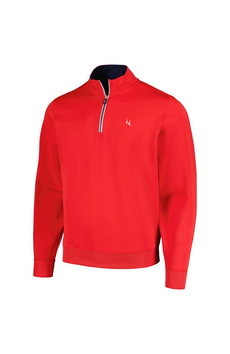 Fairway & Greene Men's Fairway & Greene Cardinal Churchill Downs Caves Quarter-Zip Top, Alternate, color,
