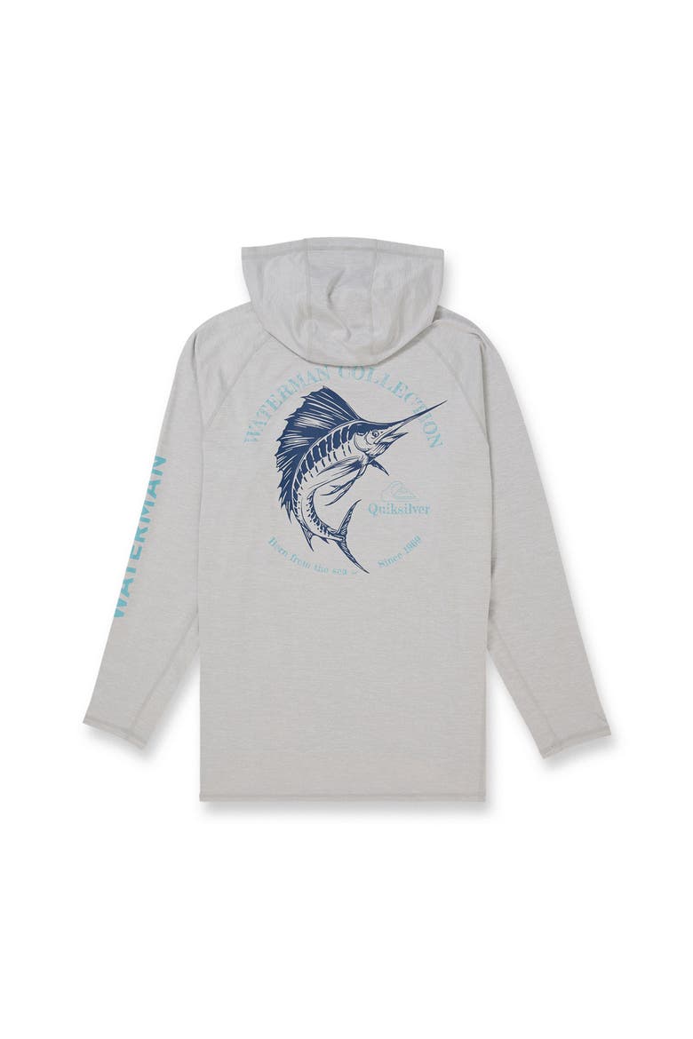 Marley Hoody Long sleeve UPF shirt, Alternate, color, LIGHT GREY HTH