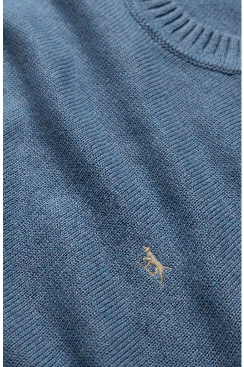 Crewneck Cotton Sweater, Alternate, color, CHAMBRAY