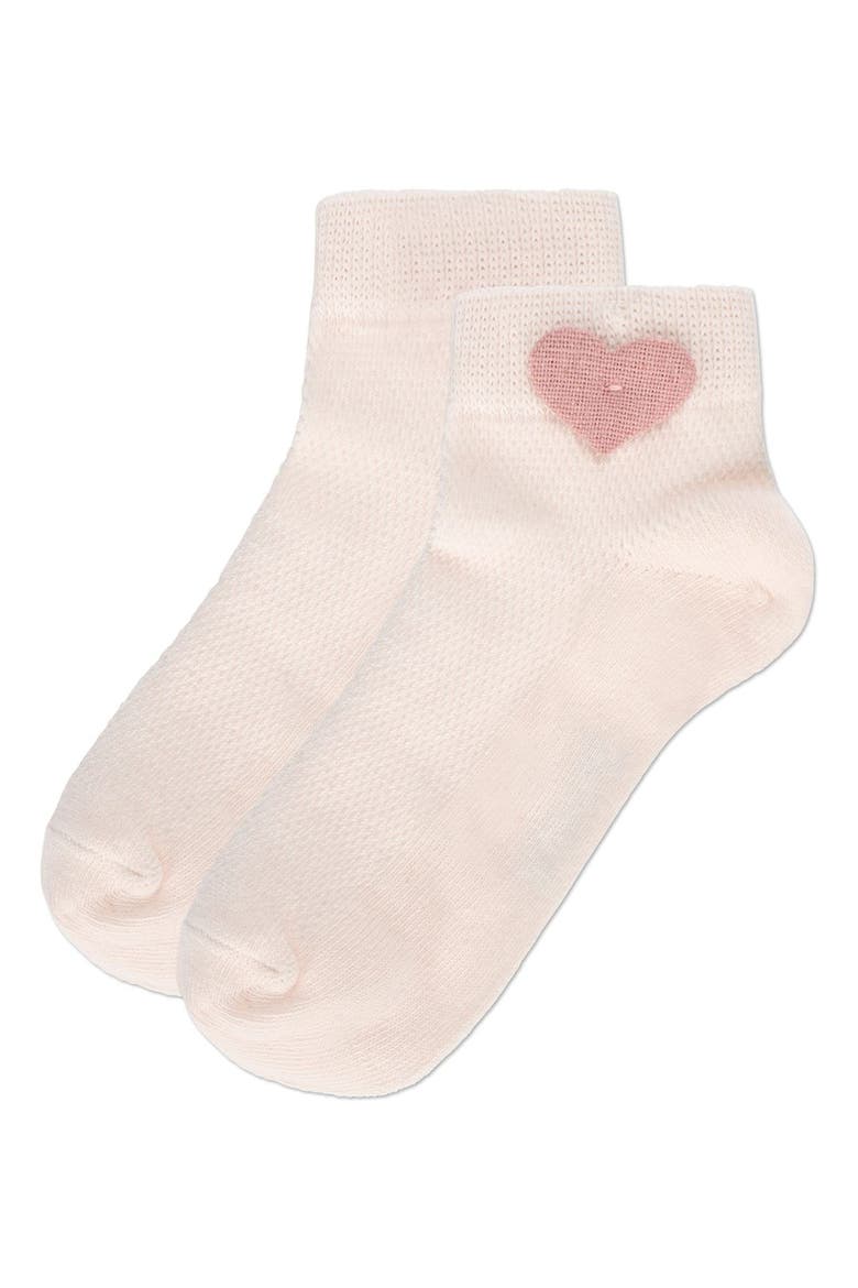Welt Applique Anklet Socks, Alternate, color, Pink