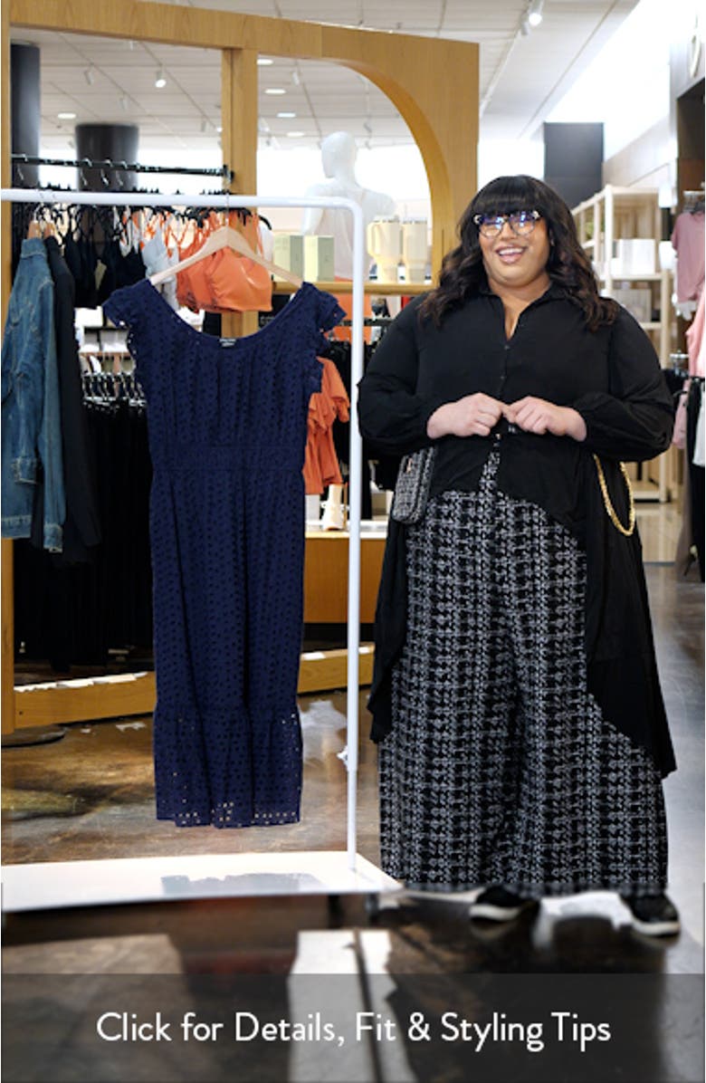 Sweet Broderie Anglaise Maxi Dress, sales video thumbnail