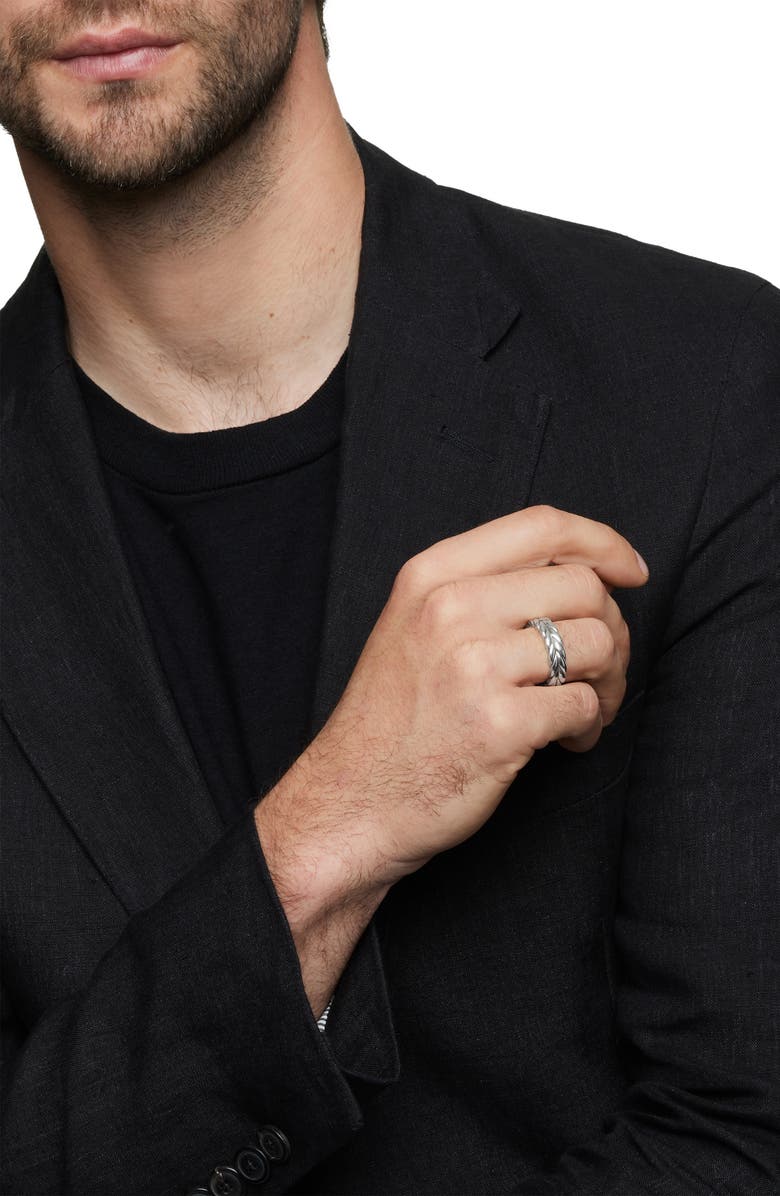 David Yurman Chevron Woven Band Ring, Alternate, color, 