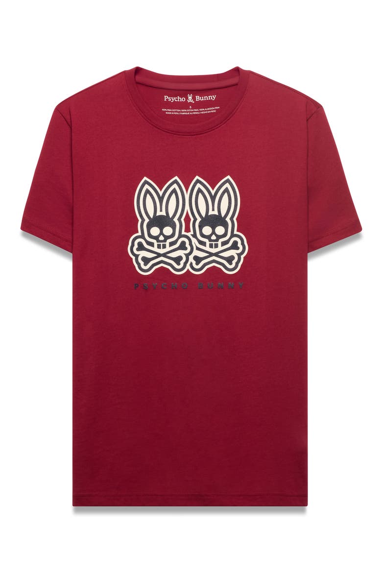 Ledger Pima Cotton Graphic T-Shirt, Alternate, color, RUMBA RED