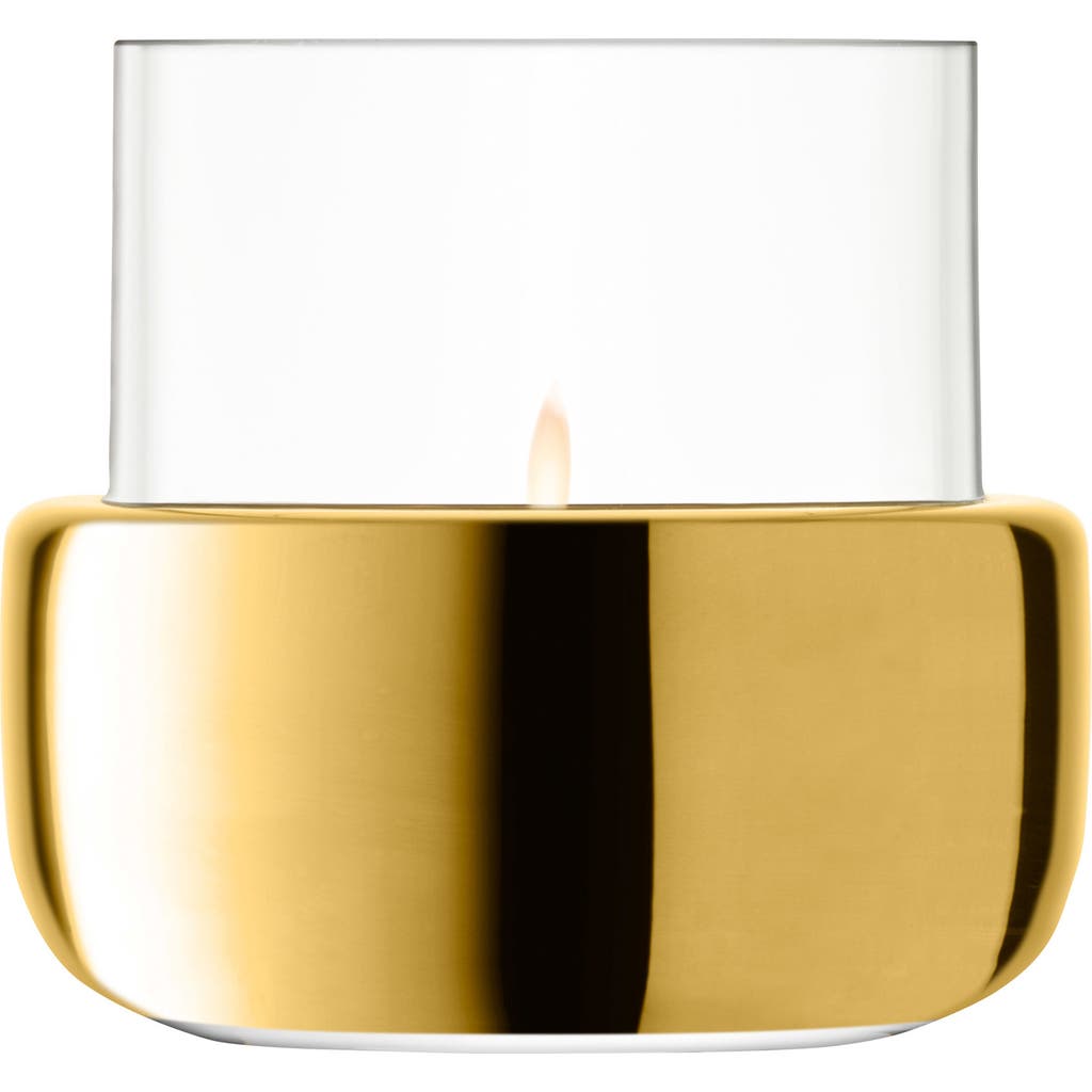 LSA Aurum Vase in Clear/Gold  product