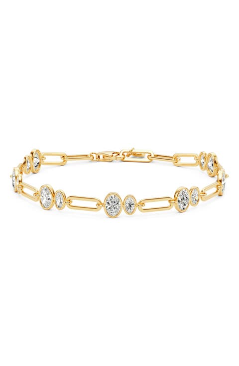 Oval Link Paperclip Chain Bracelet