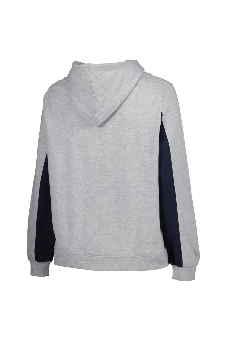 Women's Profile Heather Gray Boston Red Sox Plus Size Pullover Jersey Hoodie, Alternate, color, Heather Gray