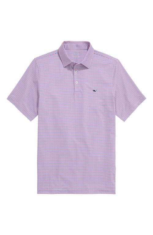 Vineyard Vines Fish Print Sankaty Performance Polo