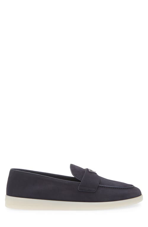 Prada St. Tropez Loafer In Bleu