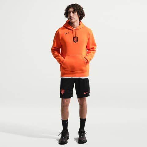 Men's Nike Orange Netherlands National Team Club Hoodie
