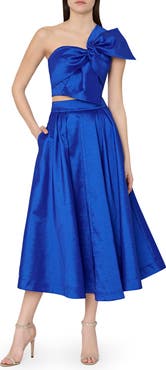 Milly Juliet Taffeta Midi Skirt