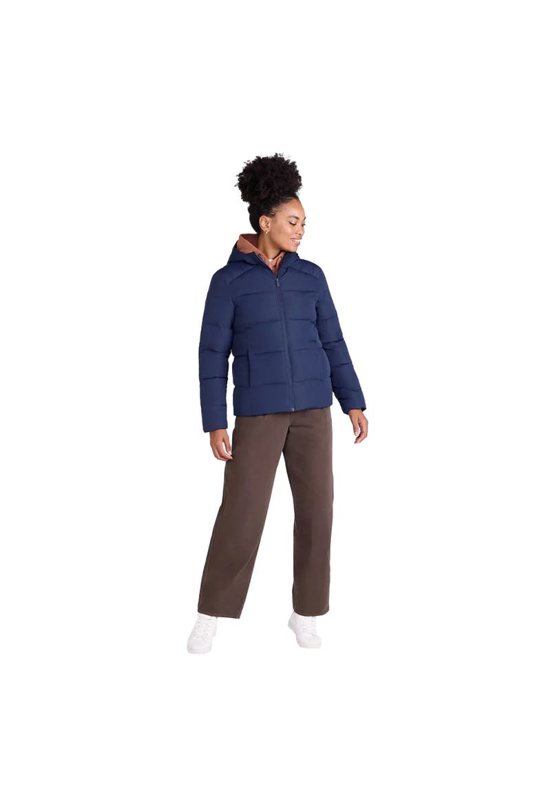 Tech Midweight Down Jacket, Alternate, color, Navy