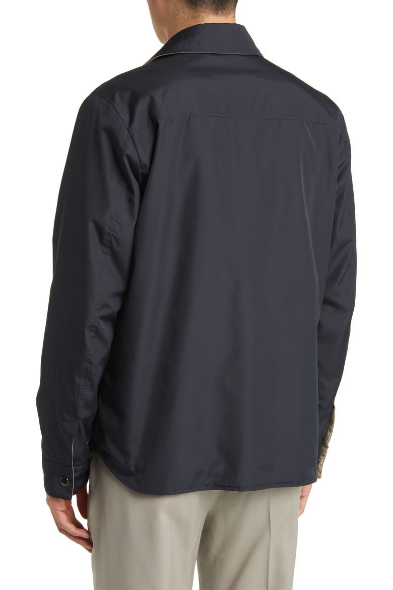 Reversible Snap Front Jacket, Alternate, color, NAVY