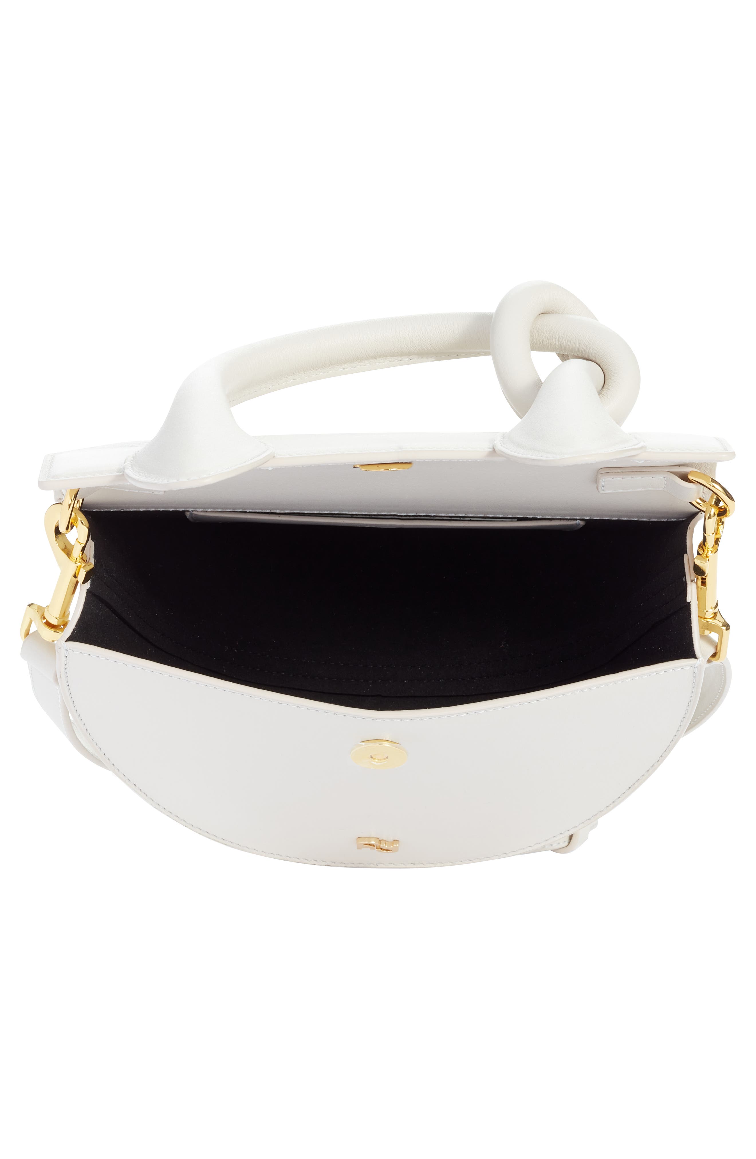 Yuzefi Pretzel Leather Crossbody Bag, Alternate, color, 