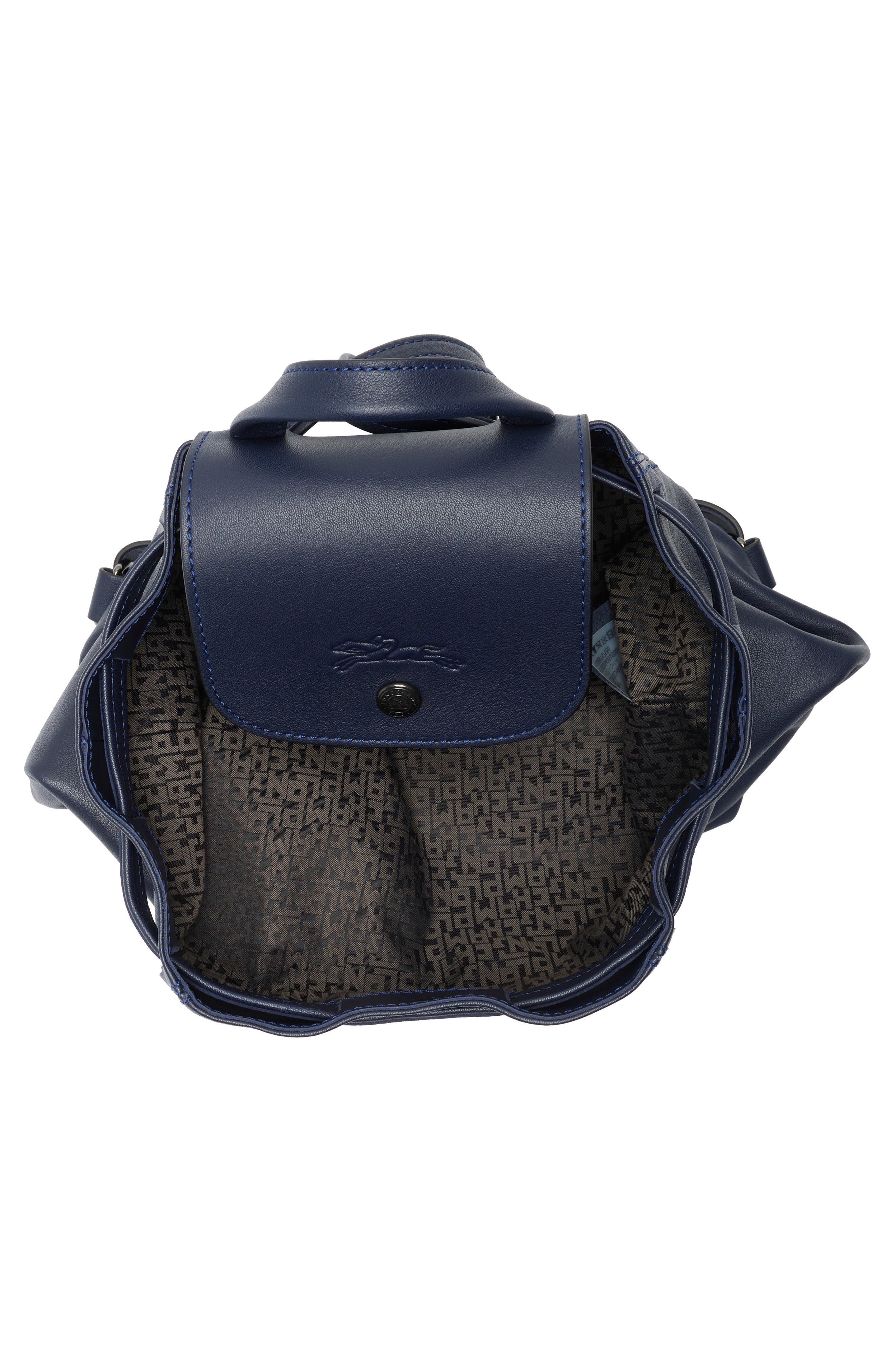 Longchamp Lightweight Backpack, Alternate, color, Navy