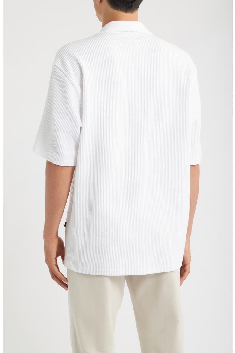 Lars Relaxed Fit Camp Shirt, Alternate, color, WHITE
