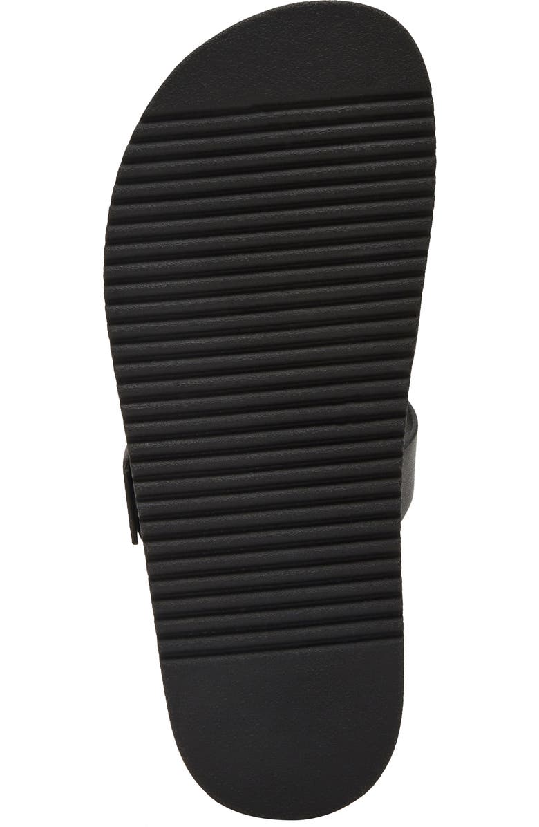 Steve Madden Maze Slide Sandal, Alternate, color, Black Leather