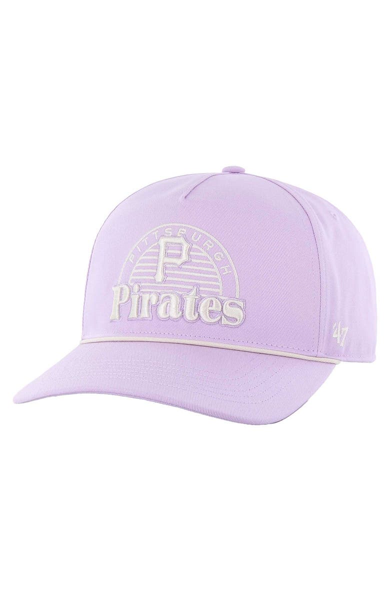 '47 Men's '47 Purple Pittsburgh Pirates Wander Hitch Adjustable Hat, Main, color, Purple