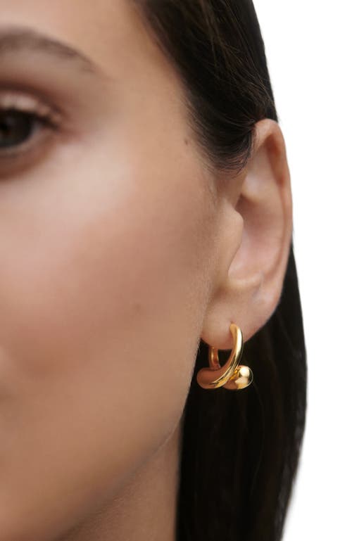 Pdpaola Loop Hoops In Gold